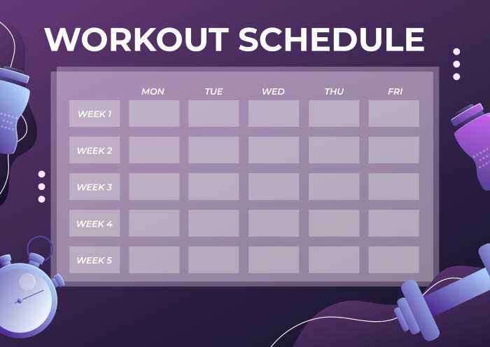 free fitness calendar template