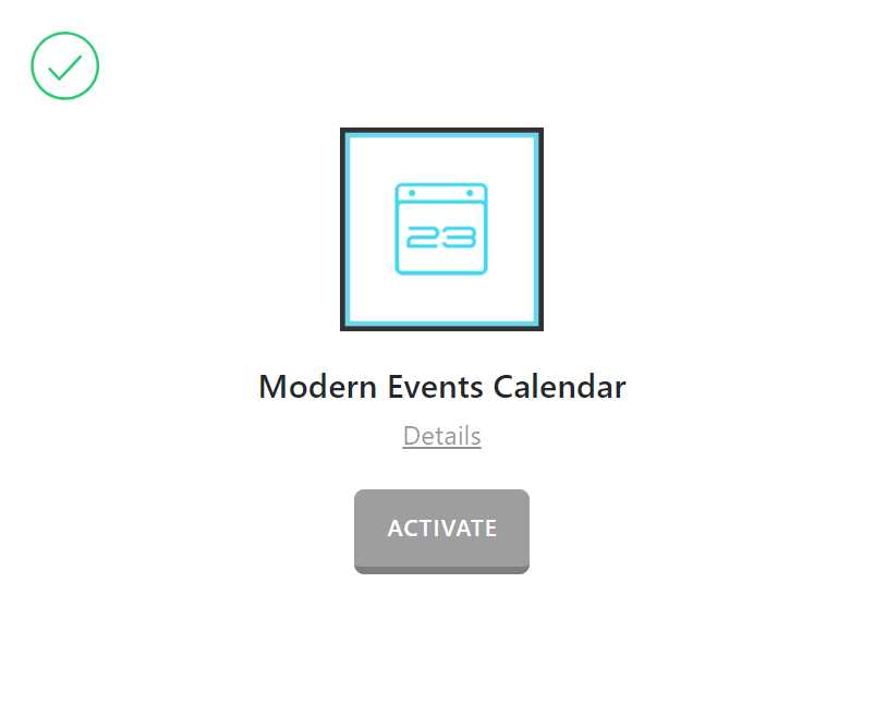 modern events calendar single event template