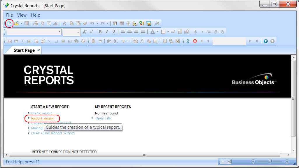 crystal reports calendar template