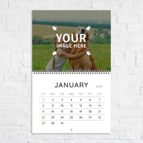 photography calendar template