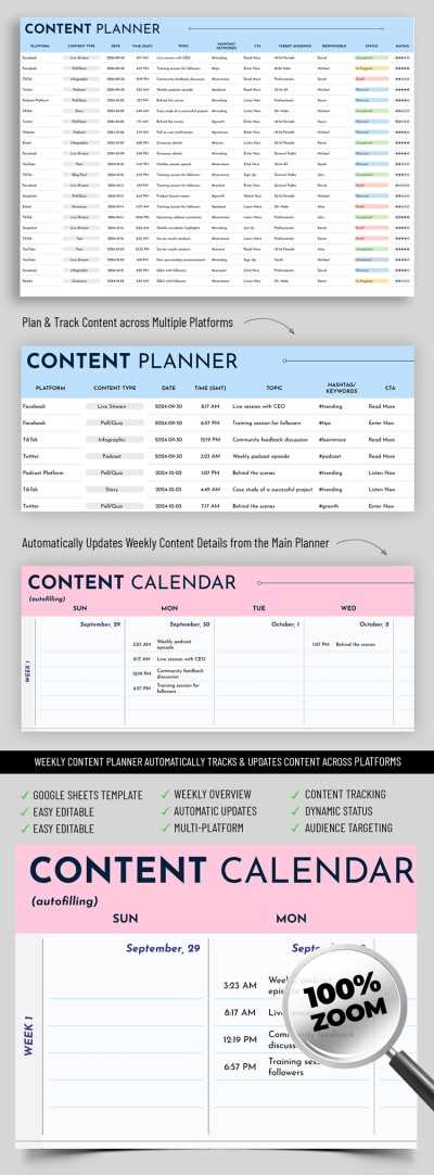 customizable weekly calendar template