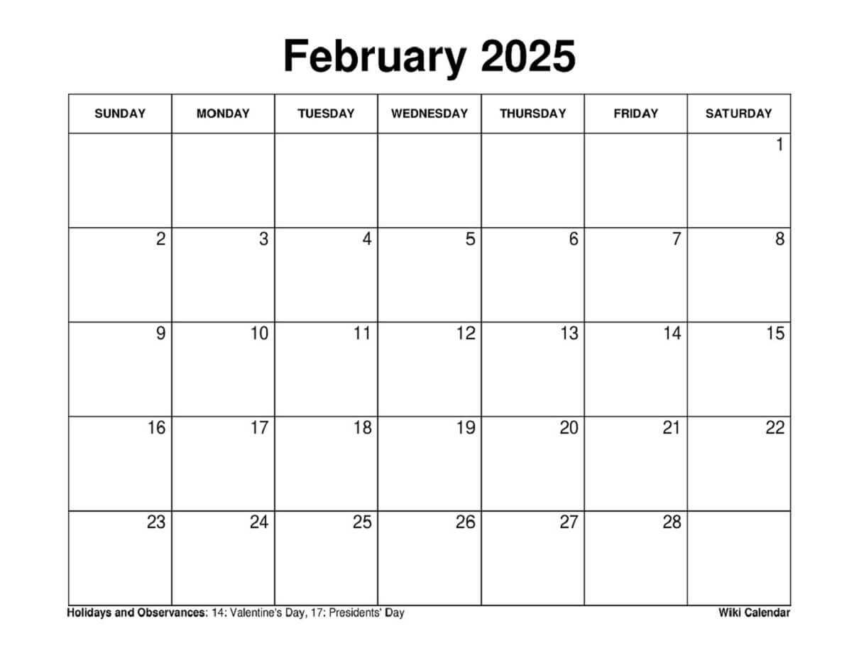 cute 2025 calendar template