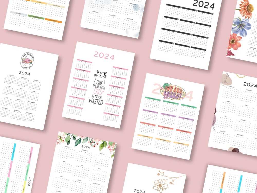 cute printable calendar templates