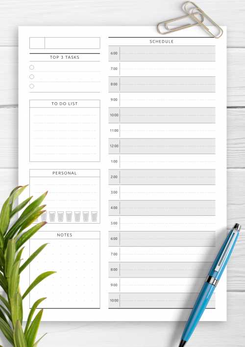 online daily calendar template