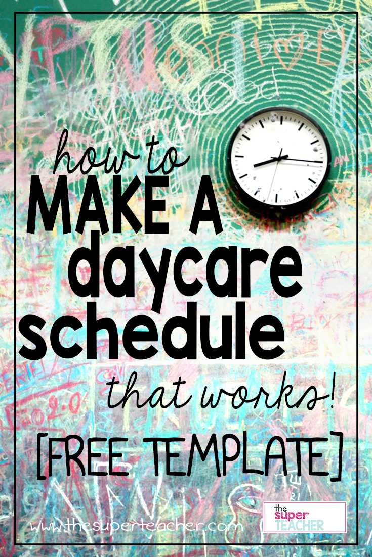 daycare calendar template