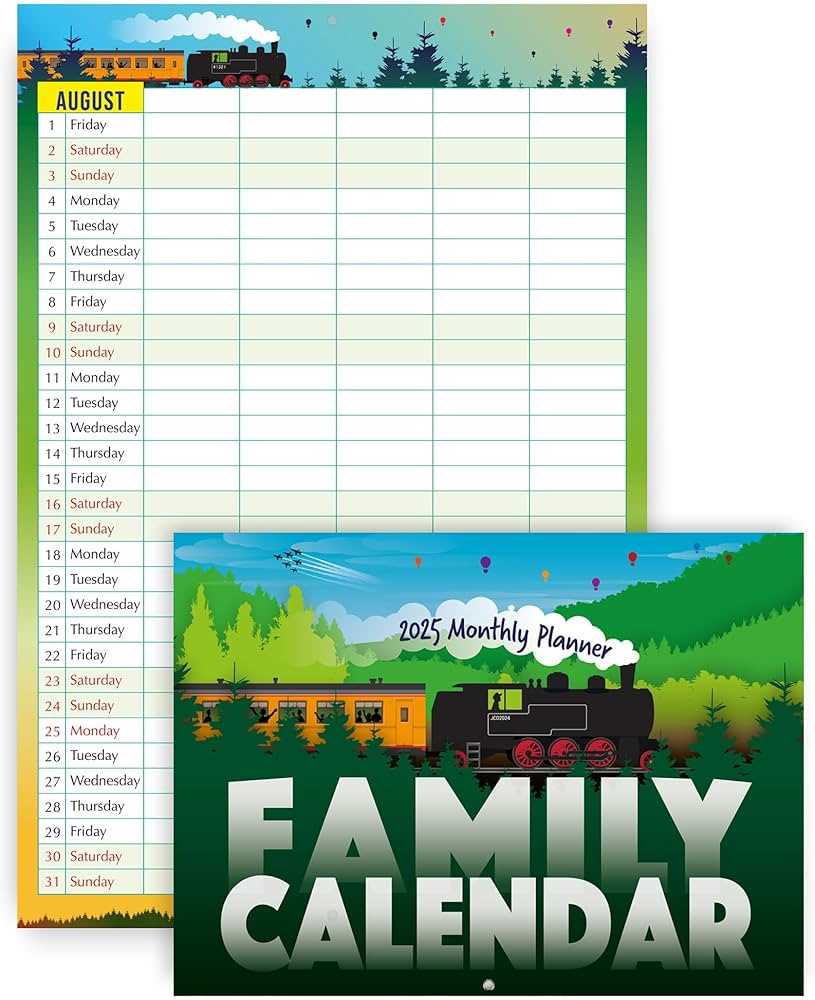 family calendar template 2025