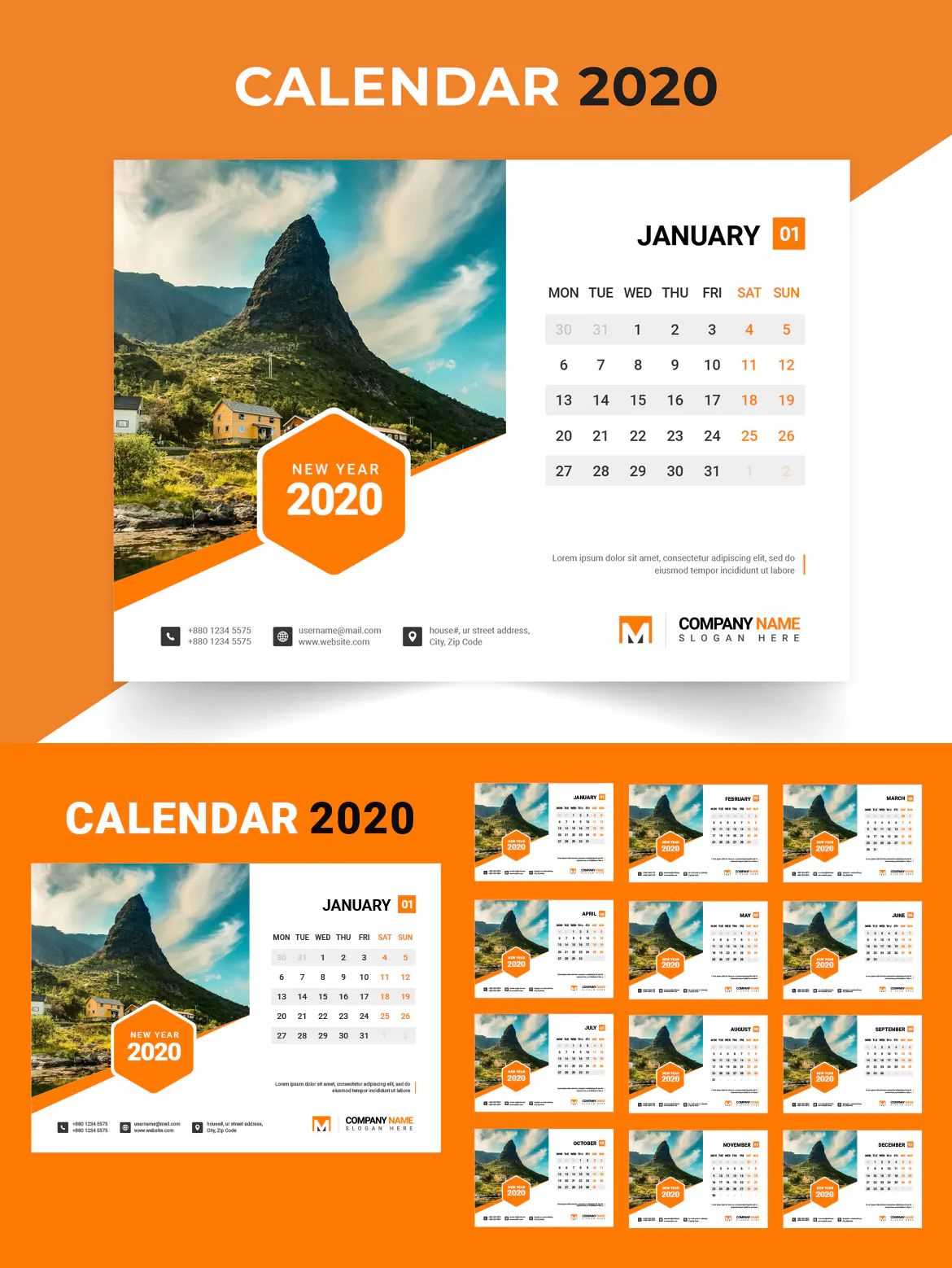 design calendar template