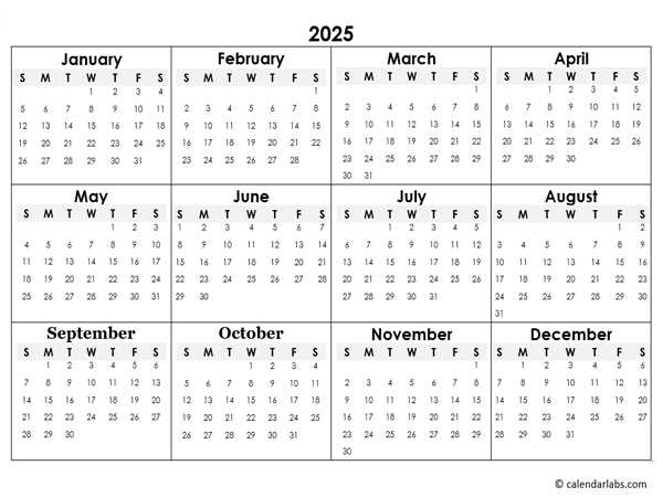 desktop calendar 2025 template