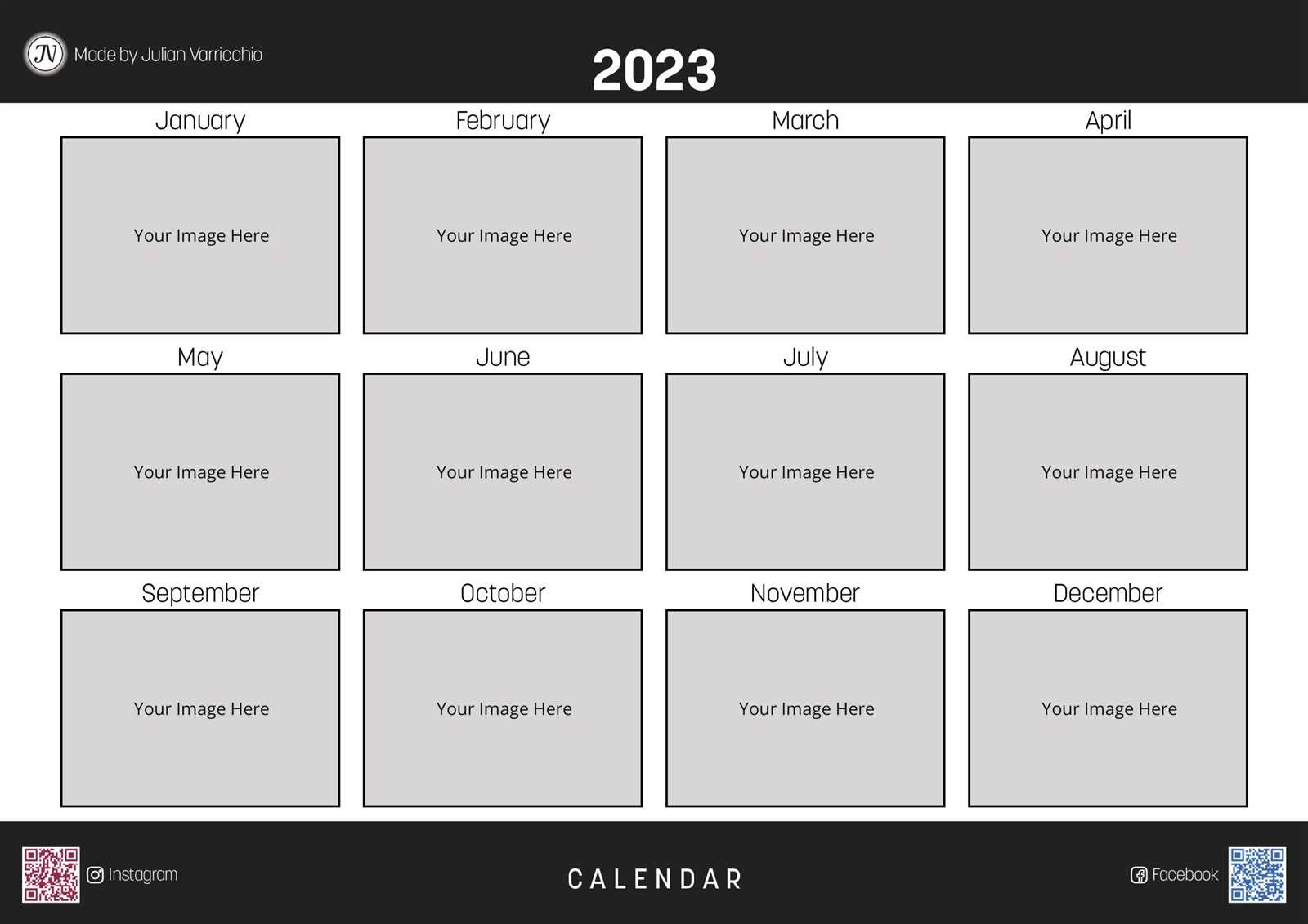 2025 calendar template for indesign