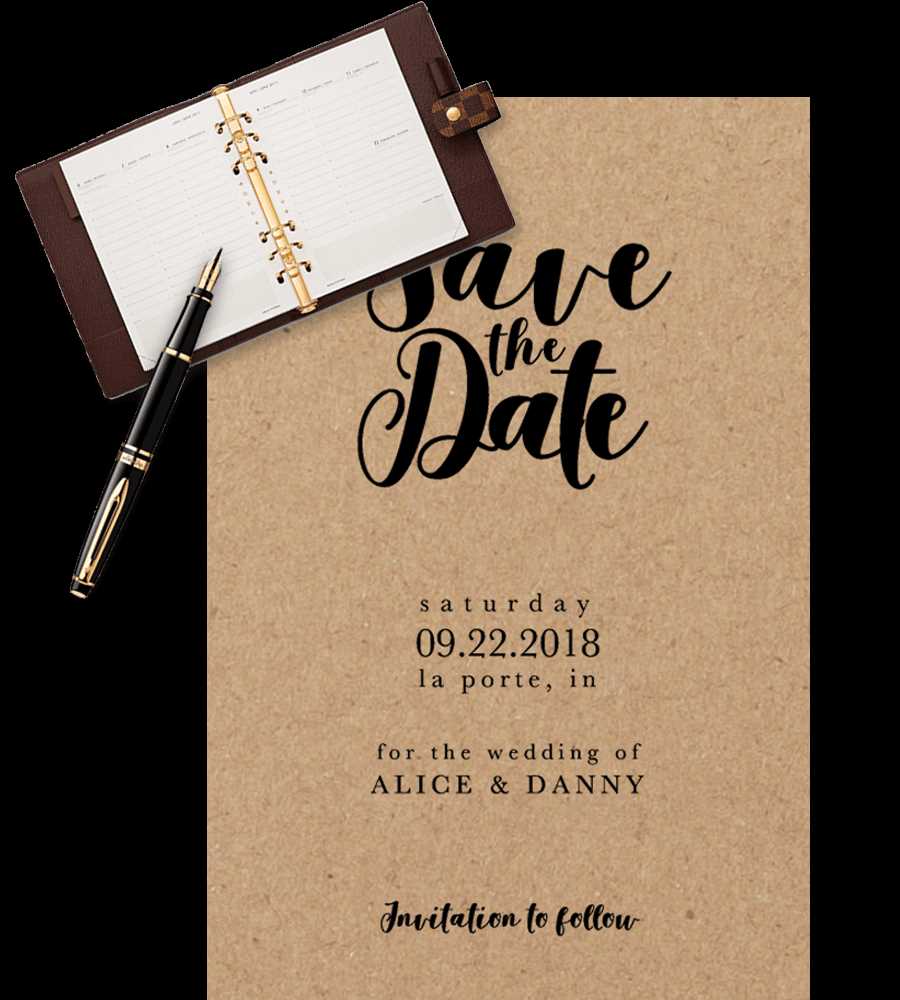 diy save the date calendar template