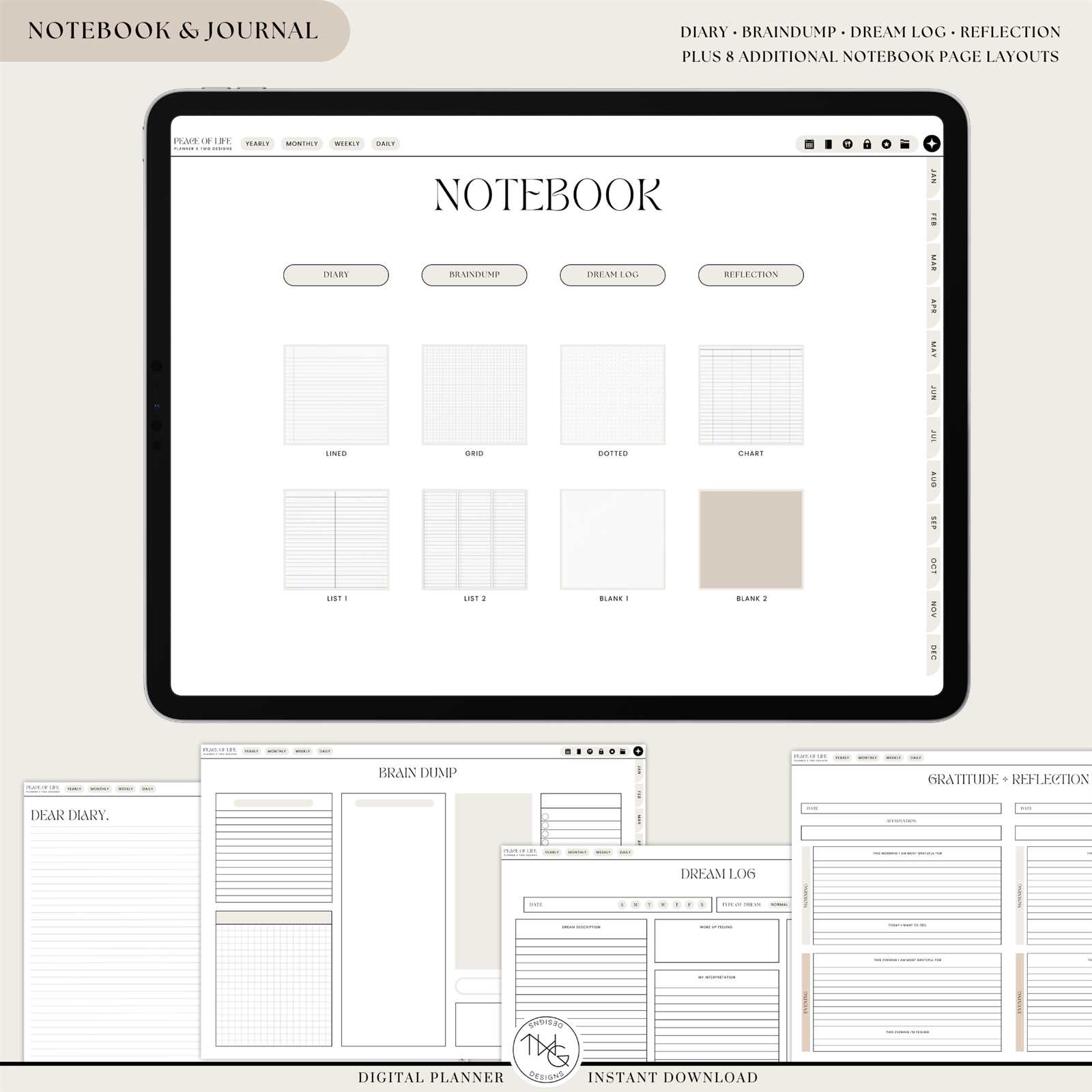 calendar notability template