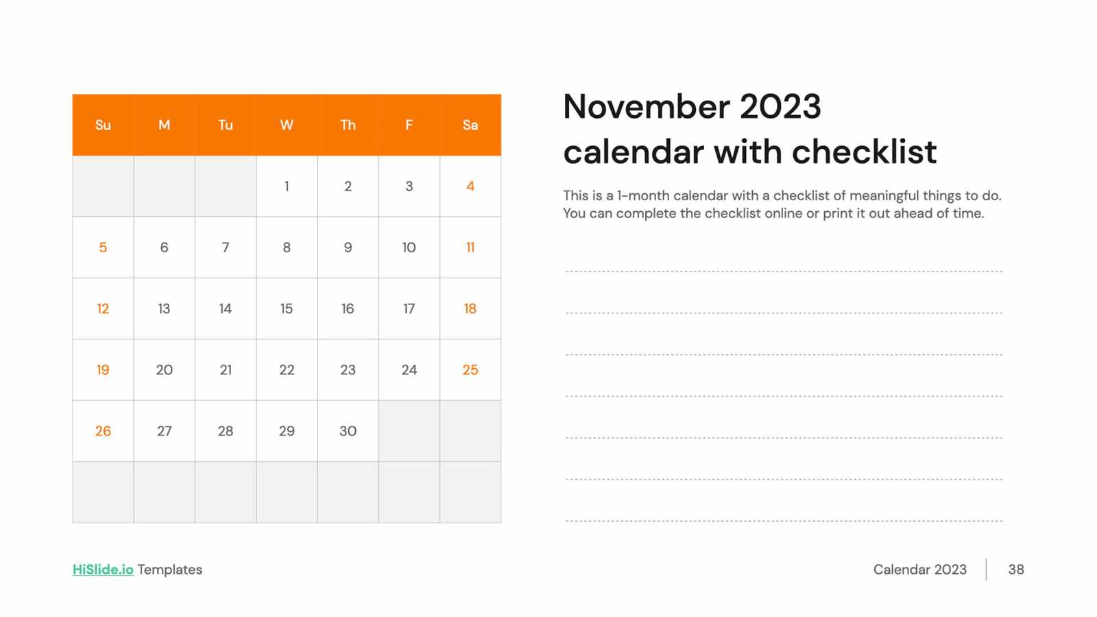 free ppt calendar template