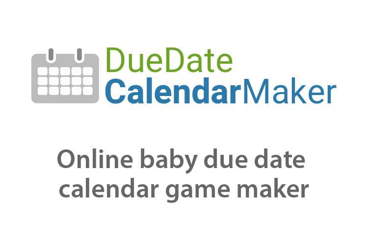 due date calendar template