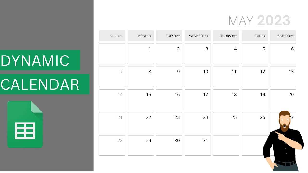 dynamic calendar template