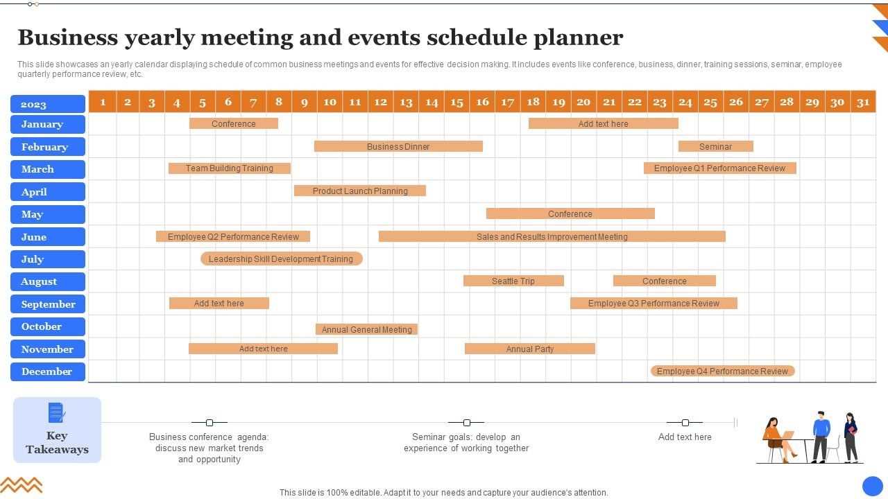 yearly calendar of events template