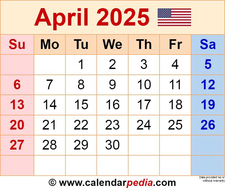 editable calendar template april 2025