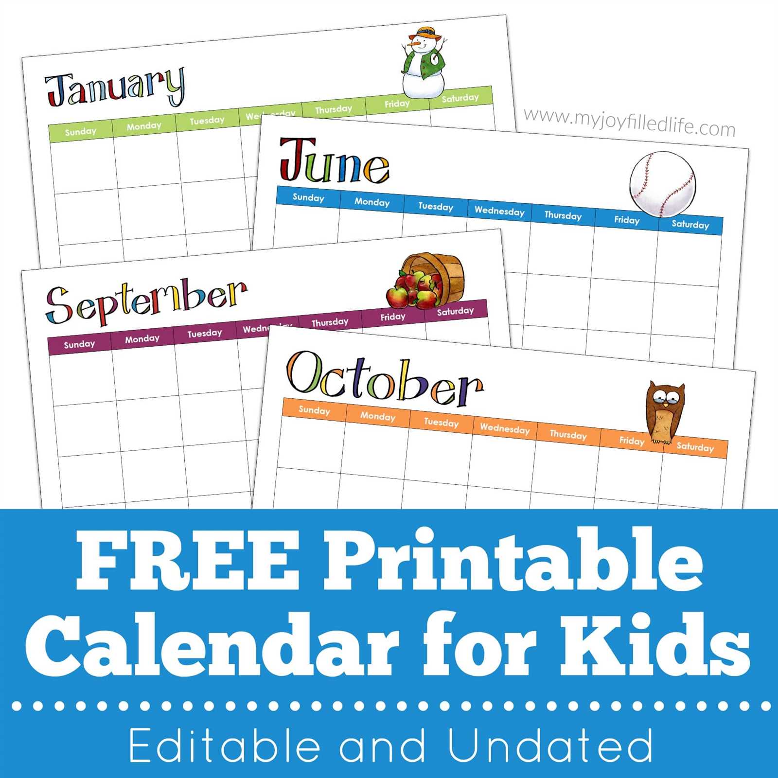 editable calendar template free