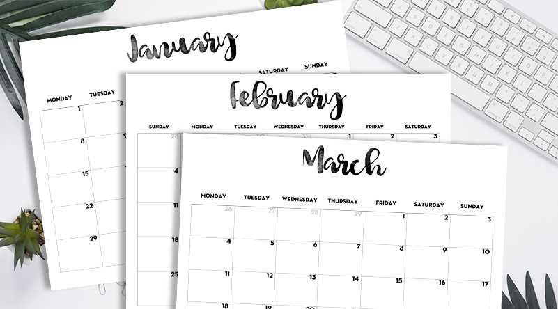 editable preschool calendar template