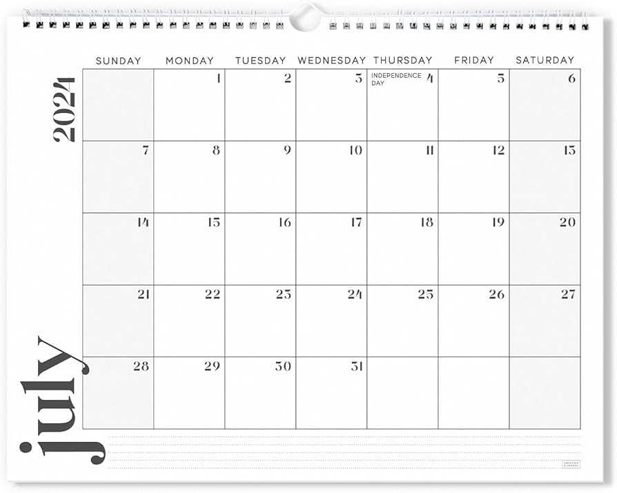 tear away calendar template