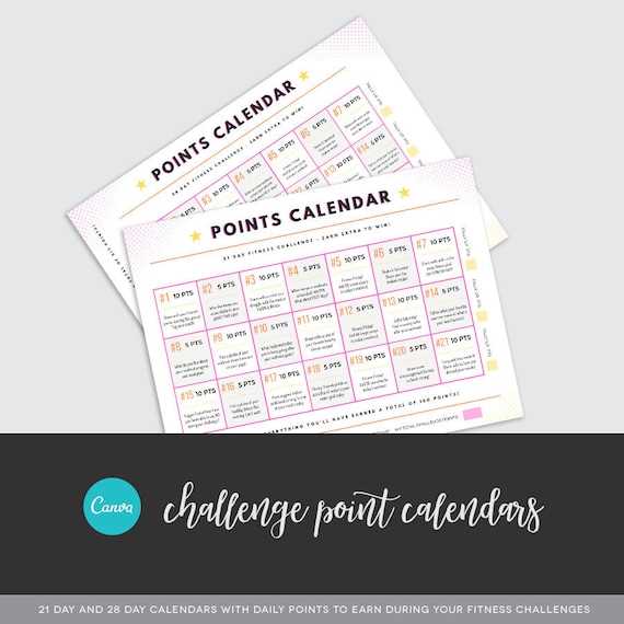 engagement calendar template