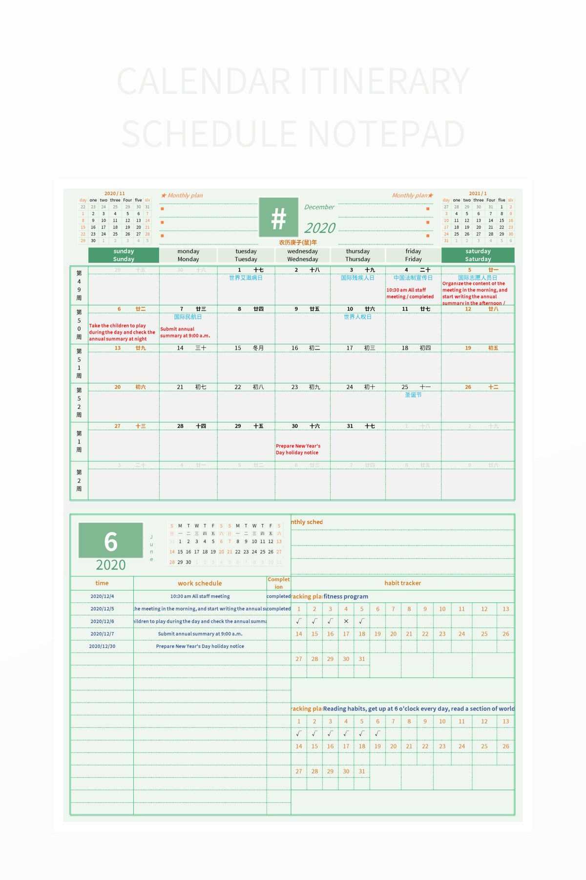 environmental compliance calendar template