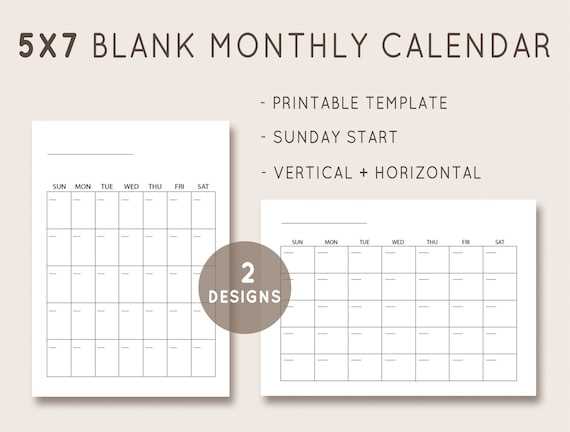 etsy calendar template