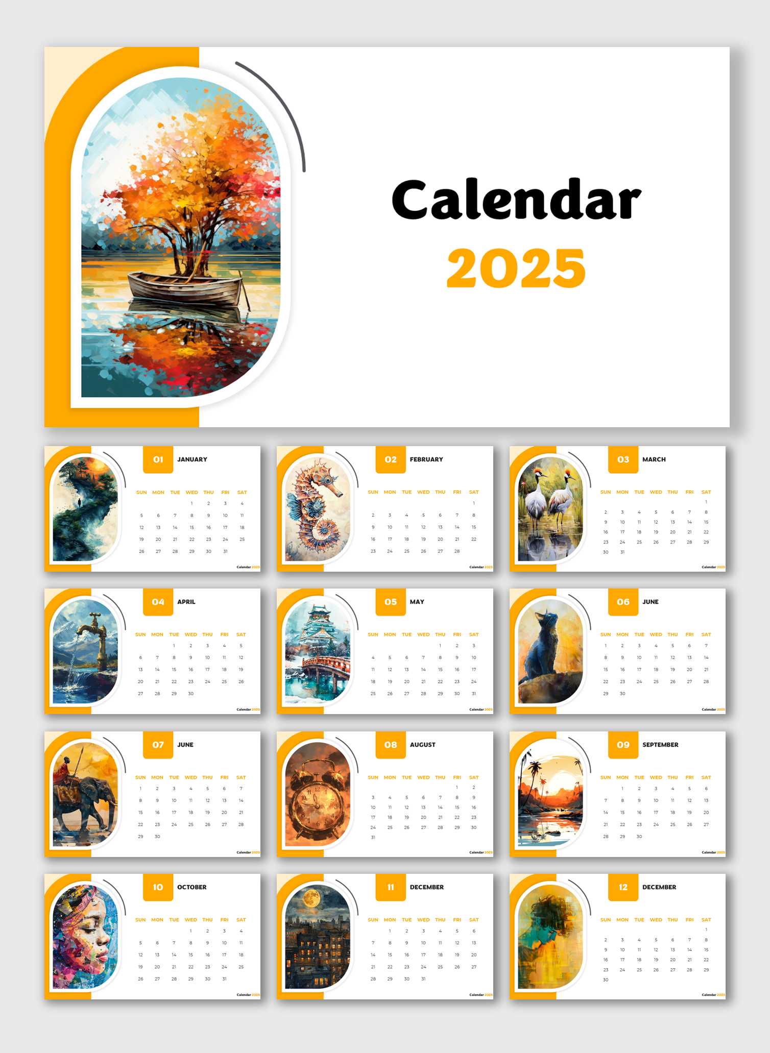 calendar 2025 powerpoint template