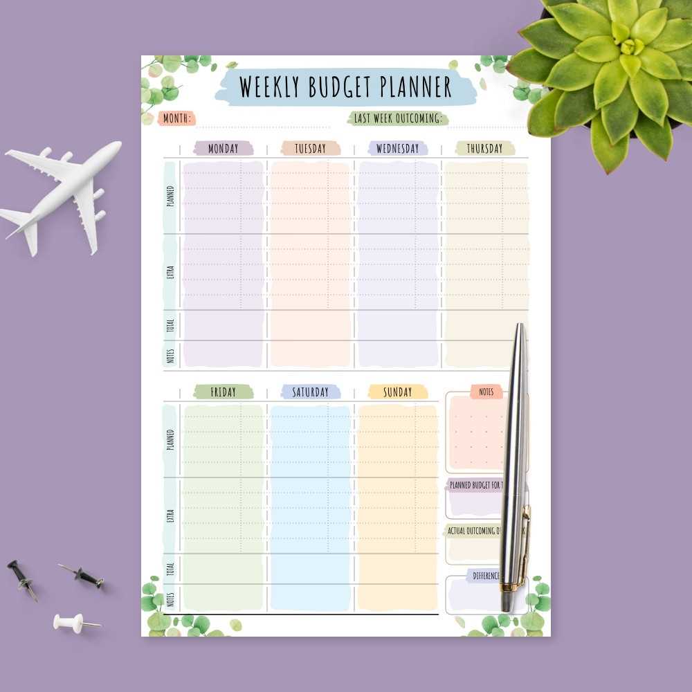 expense calendar template