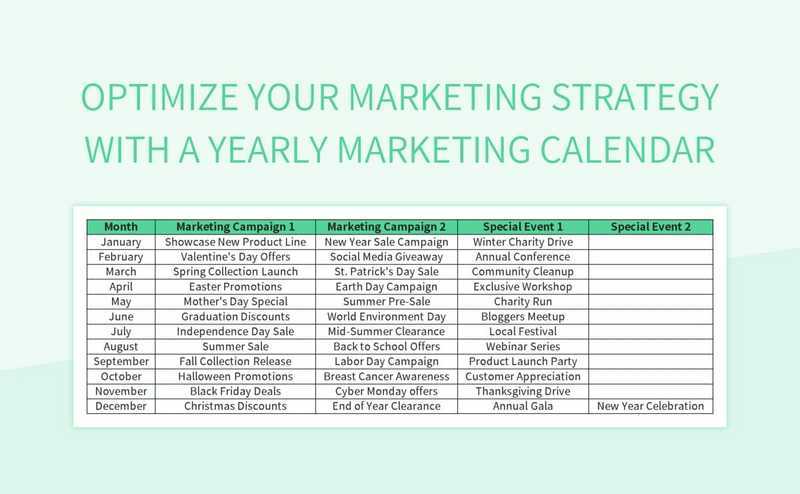 webinar calendar template