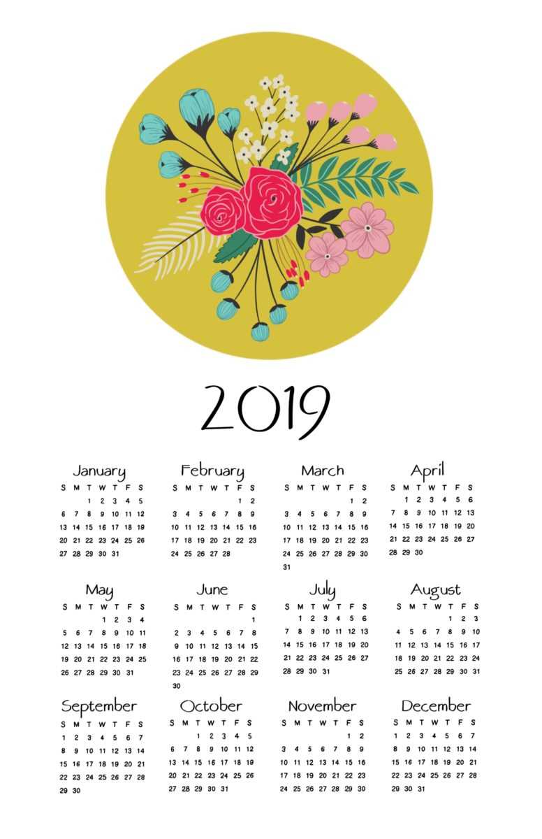 make your own calendar free template