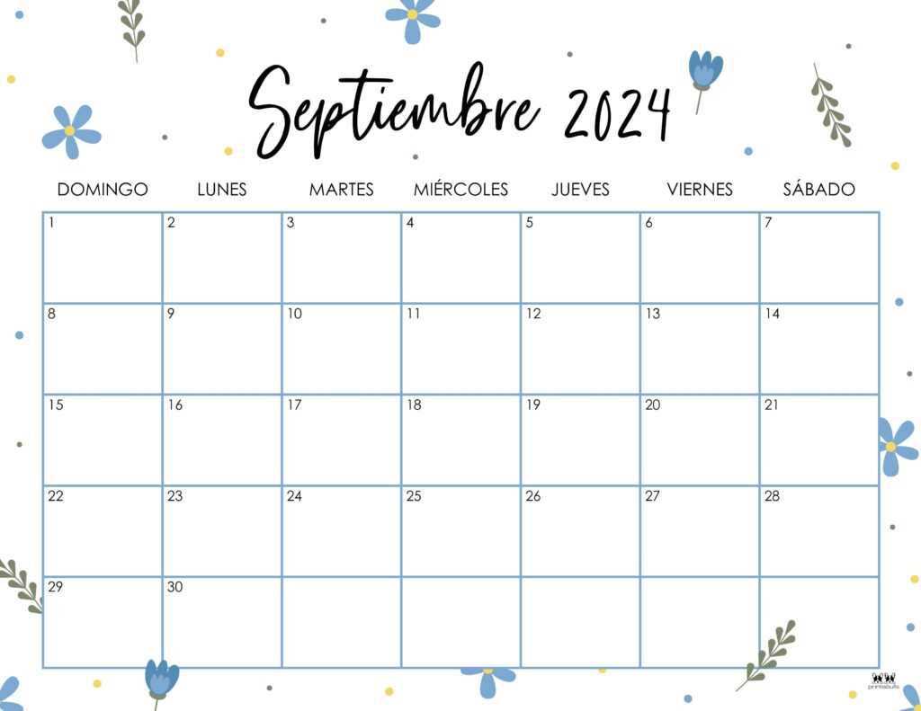 september calendar template free