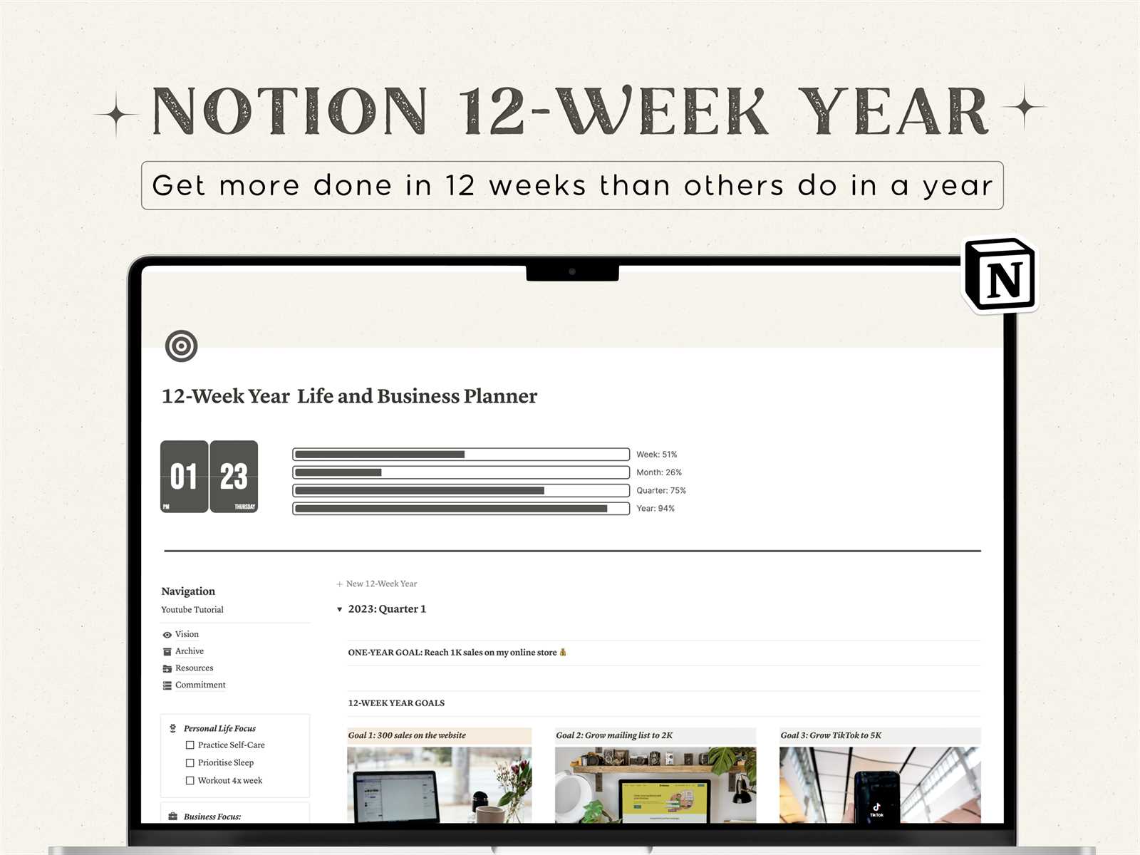 notion monthly calendar template