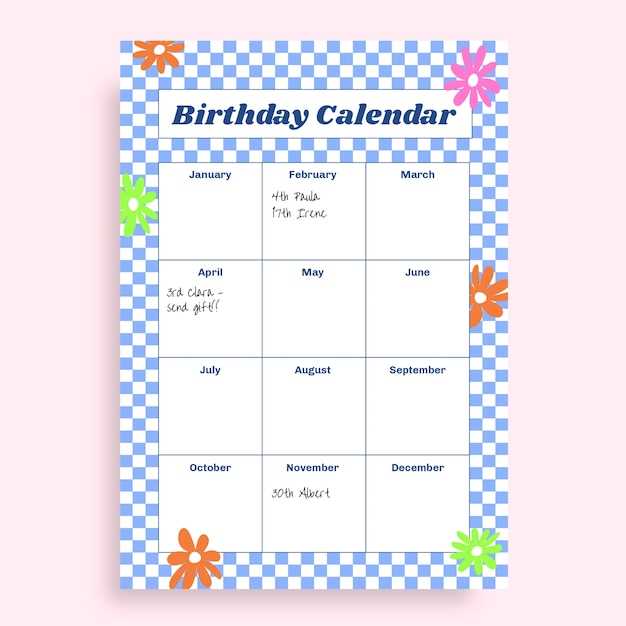 free printable preschool calendar template