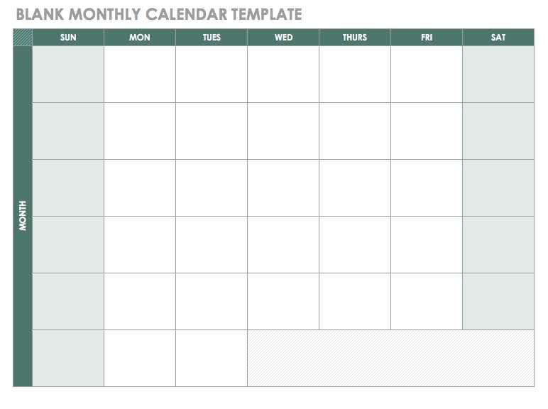 calendar template schedule