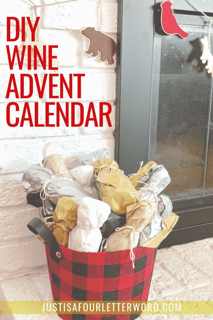 wine advent calendar template