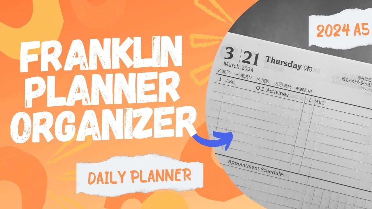 franklin covey calendar template