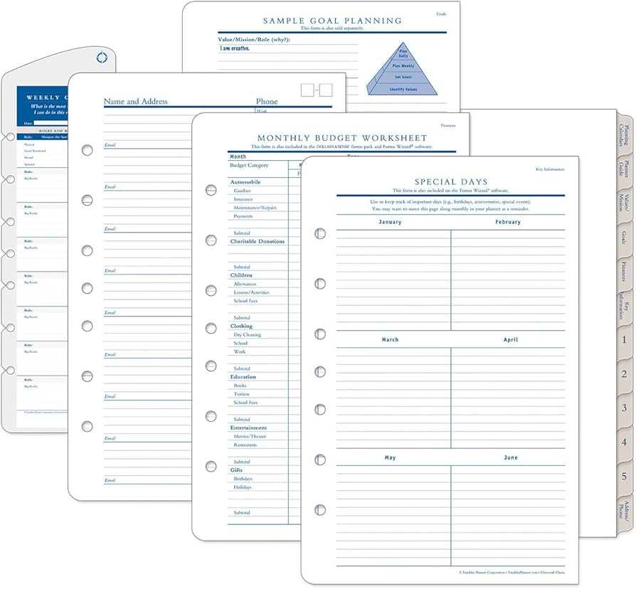 franklin covey calendar template