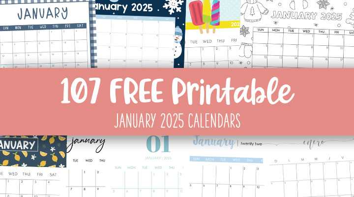 free calendar template 2025 printable