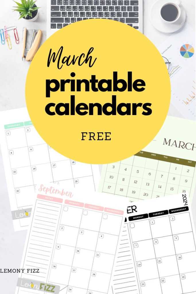 free calendar template with pictures