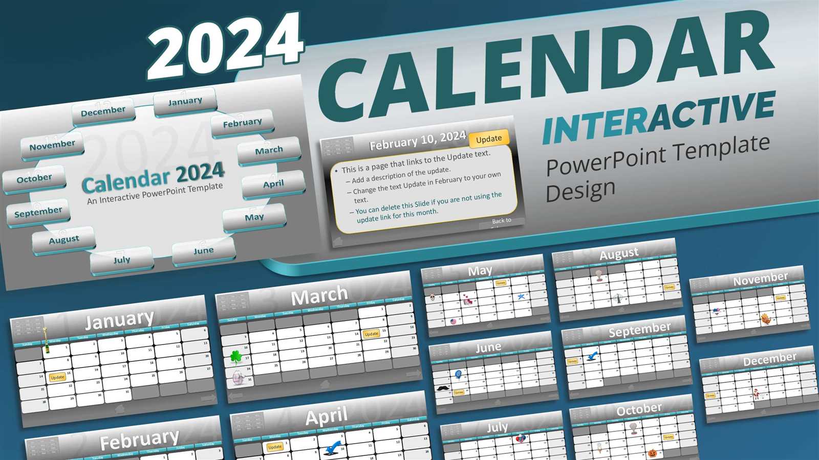 calendar template for powerpoint