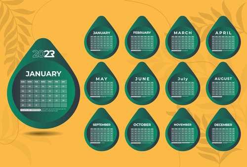 free desktop calendar template