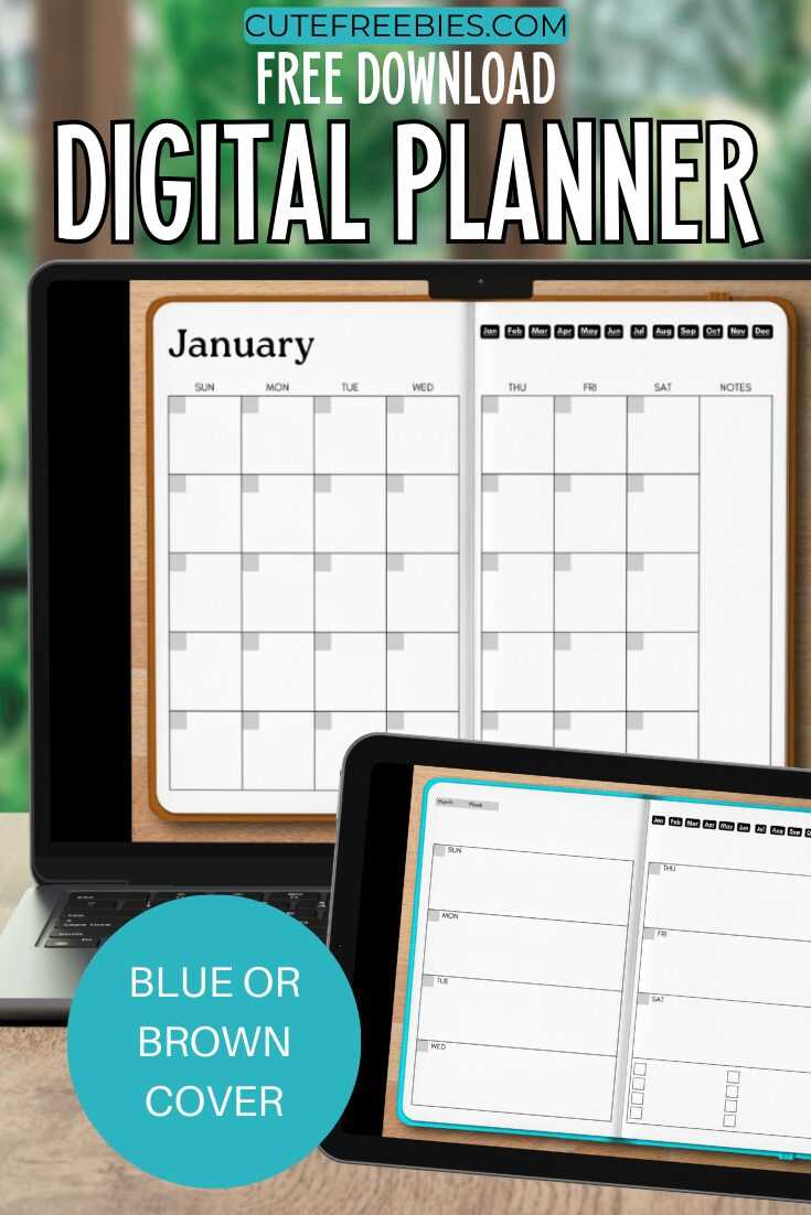 free digital calendar template