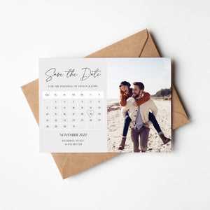 save the date calendar template