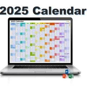 microsoft calendar template for 2025