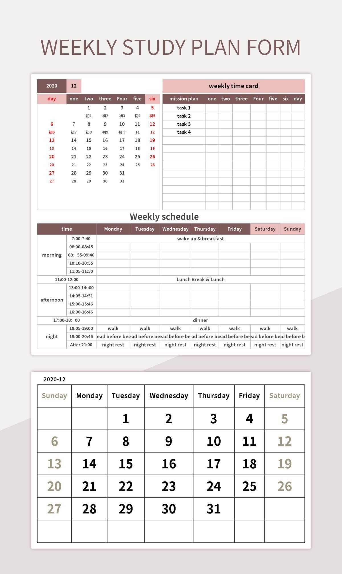 calendar spreadsheet template