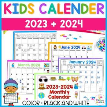 free fun calendar template