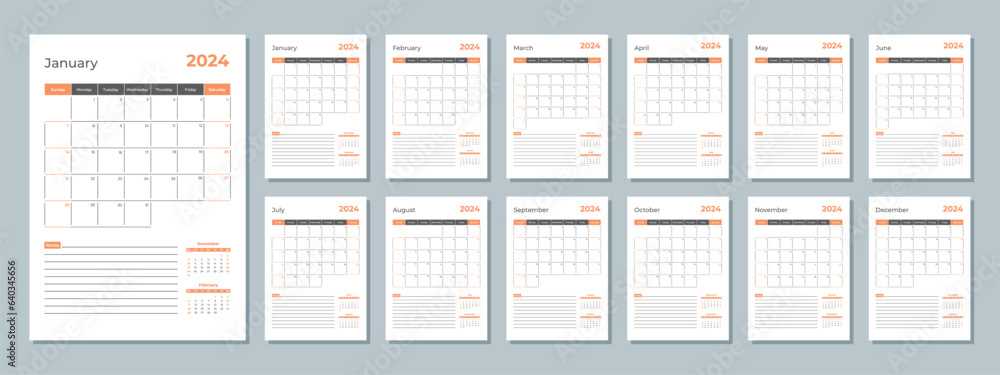 business calendar template