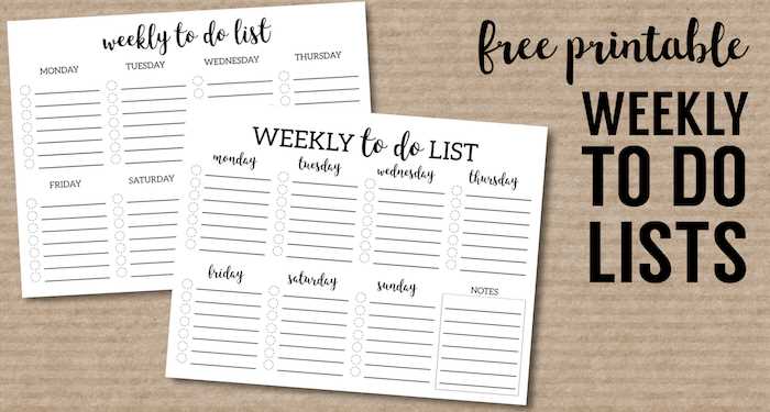 monthly calendar checklist template