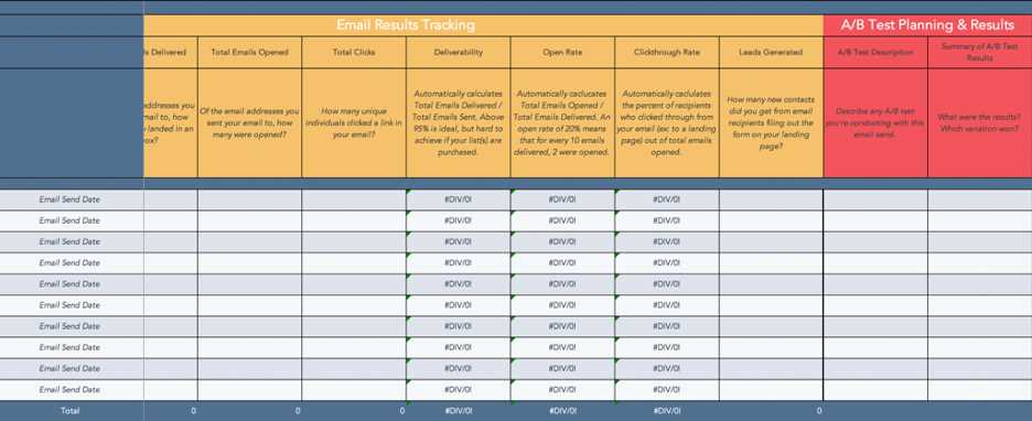 free marketing calendar template