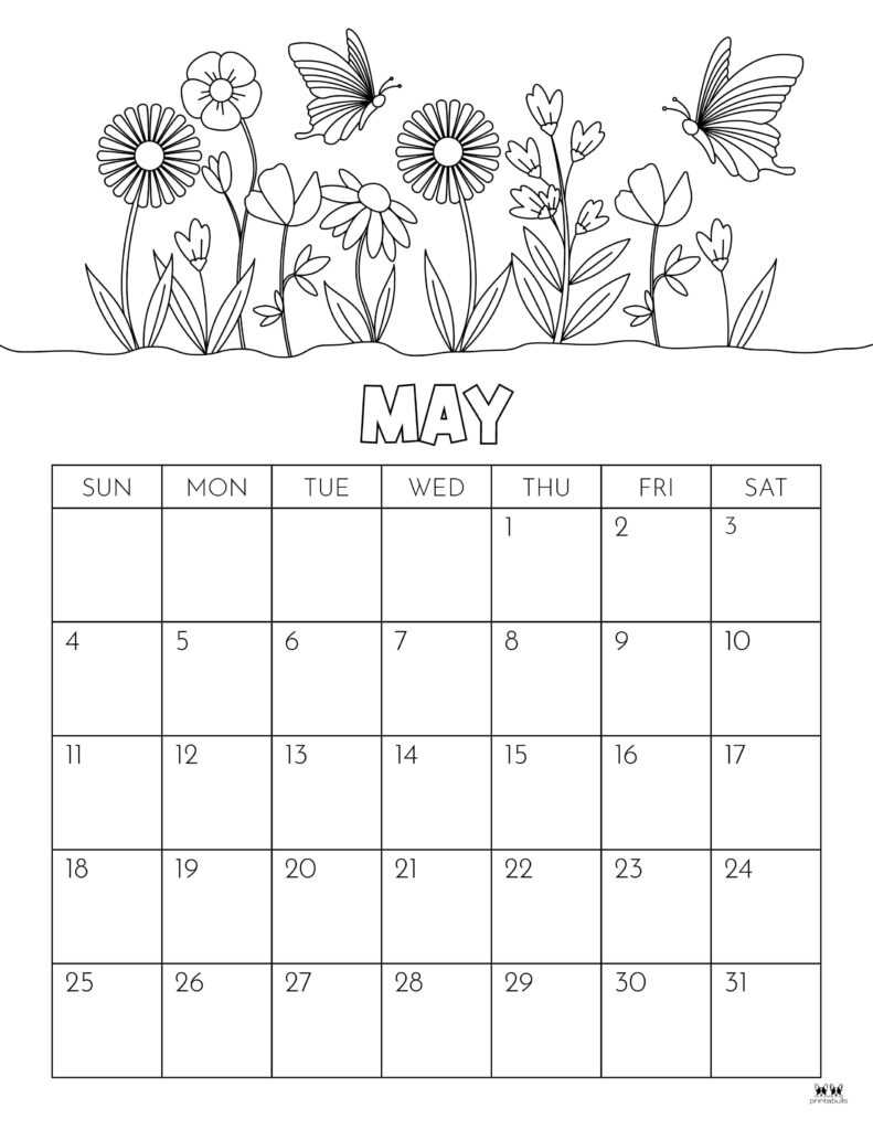 free may calendar template 2025